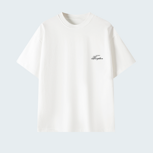 BIKE VISION - SOLID COLOR PREMIUM OVERSIZED TEE / BLACK TEXT