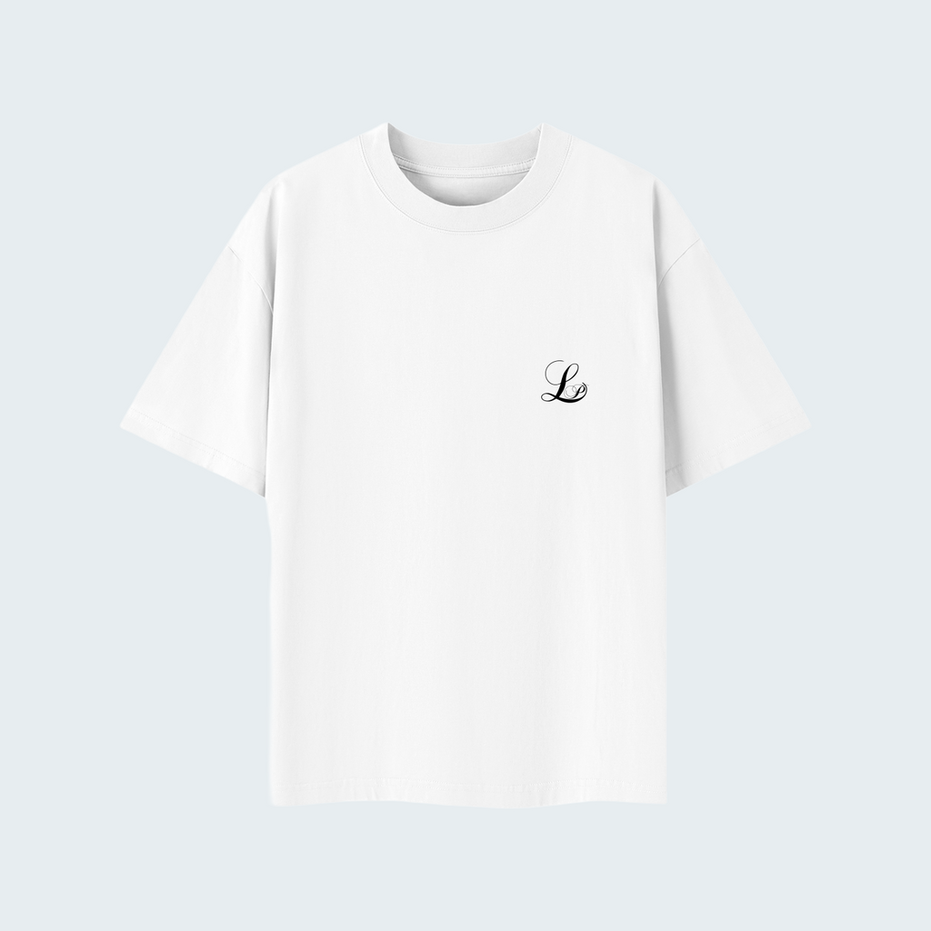 GOLF BAG - SOLID COLOR LIGHTWEIGHT OVERSIZED TEE /BLACK TEXT