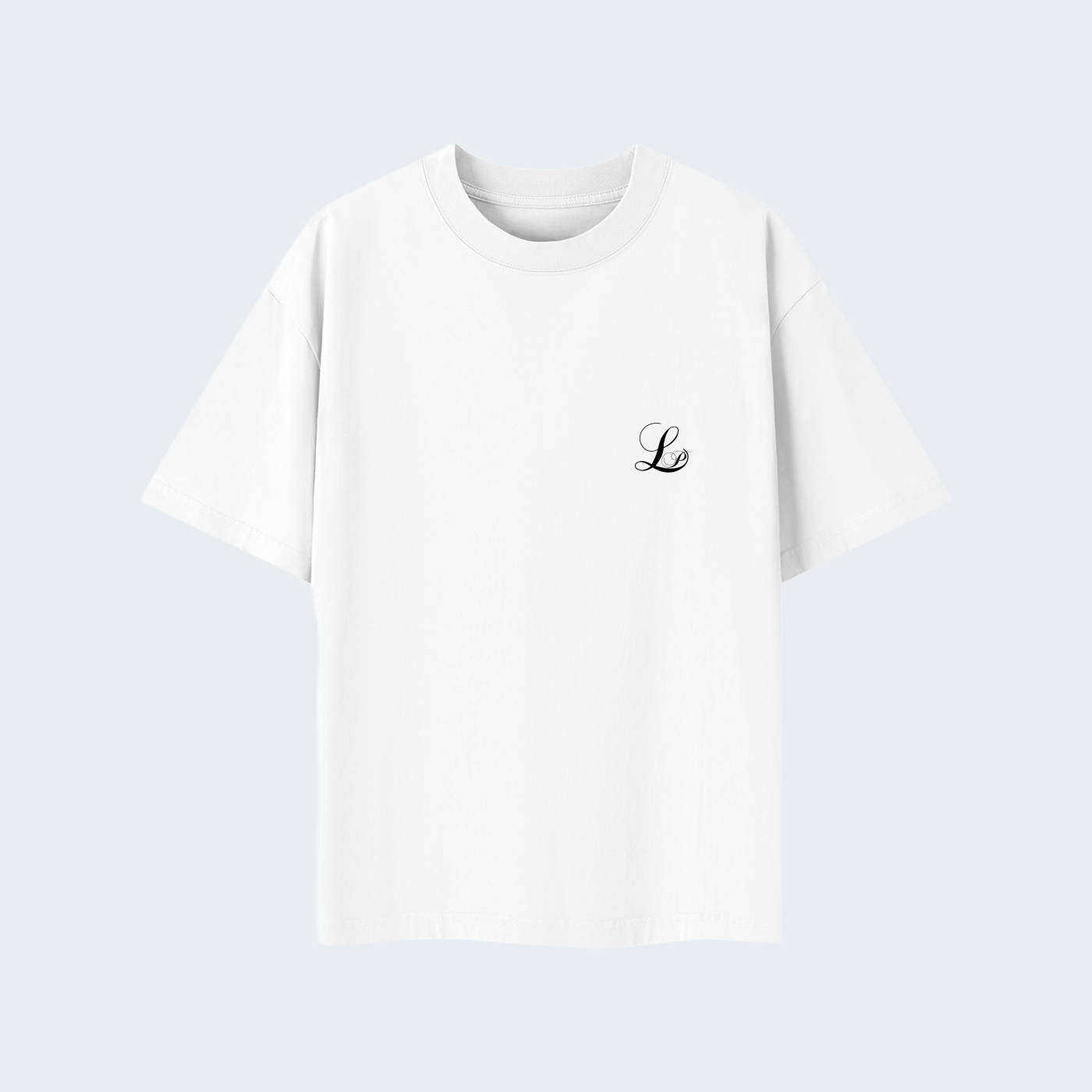 GOLF BAG - SOLID COLOR LIGHTWEIGHT OVERSIZED TEE /BLACK TEXT
