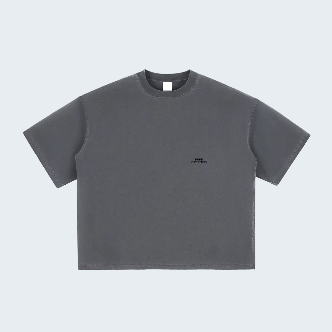 RACE WASHED BOXY T-SHIRT BLACK LETTERS