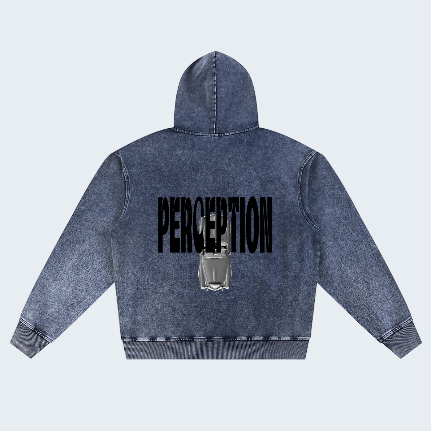 OVERSIZED SNOW-WASHED HOODIE