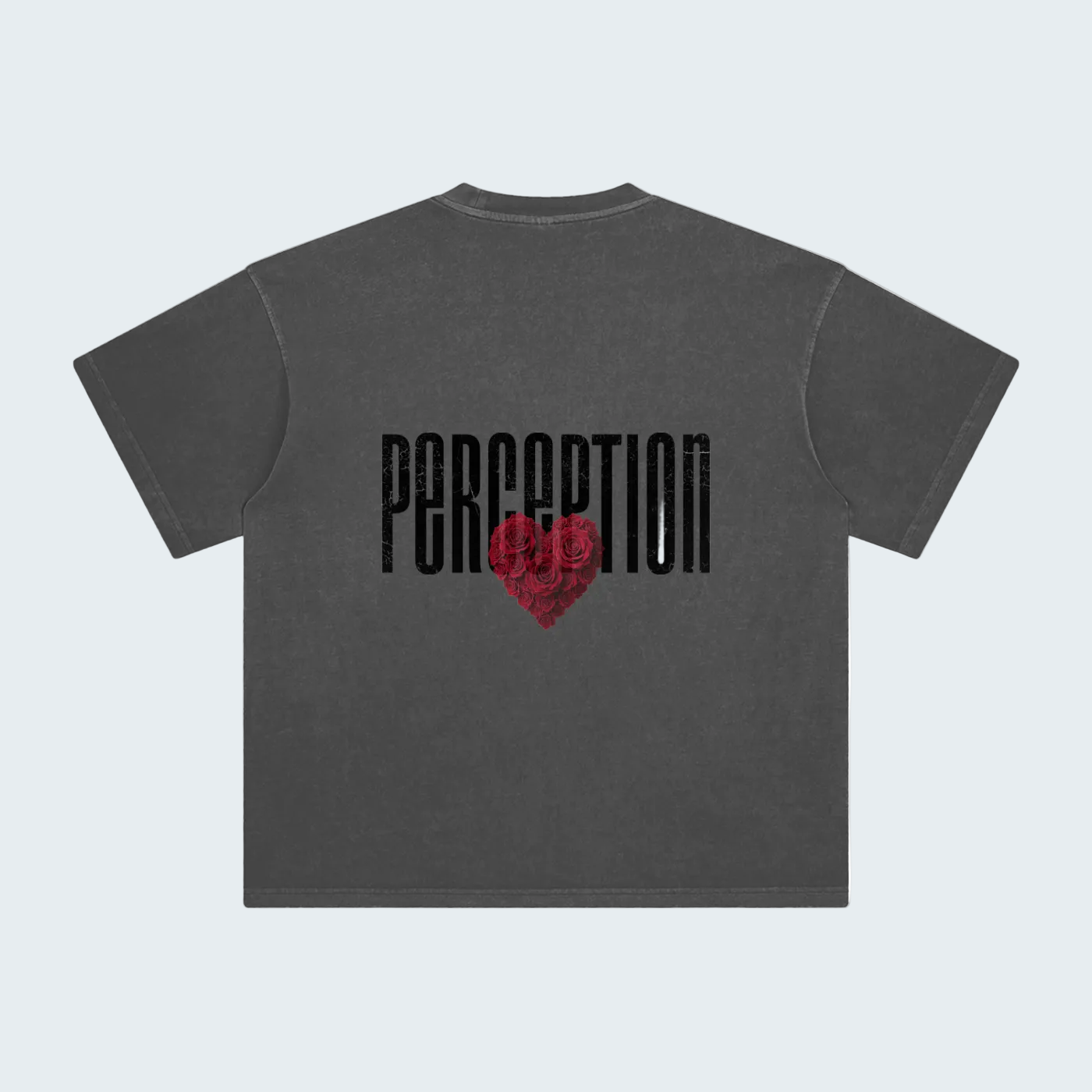 PERCEPTION-ROSES WASHED T-SHIRT