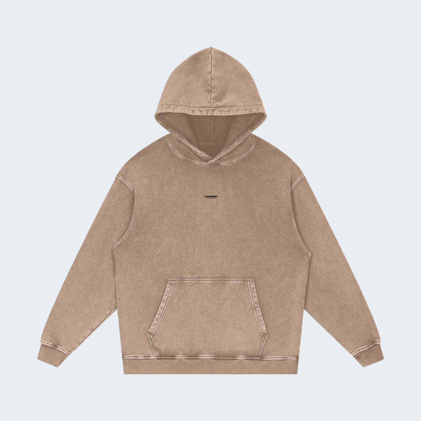 WASHED COTTON HOODIE