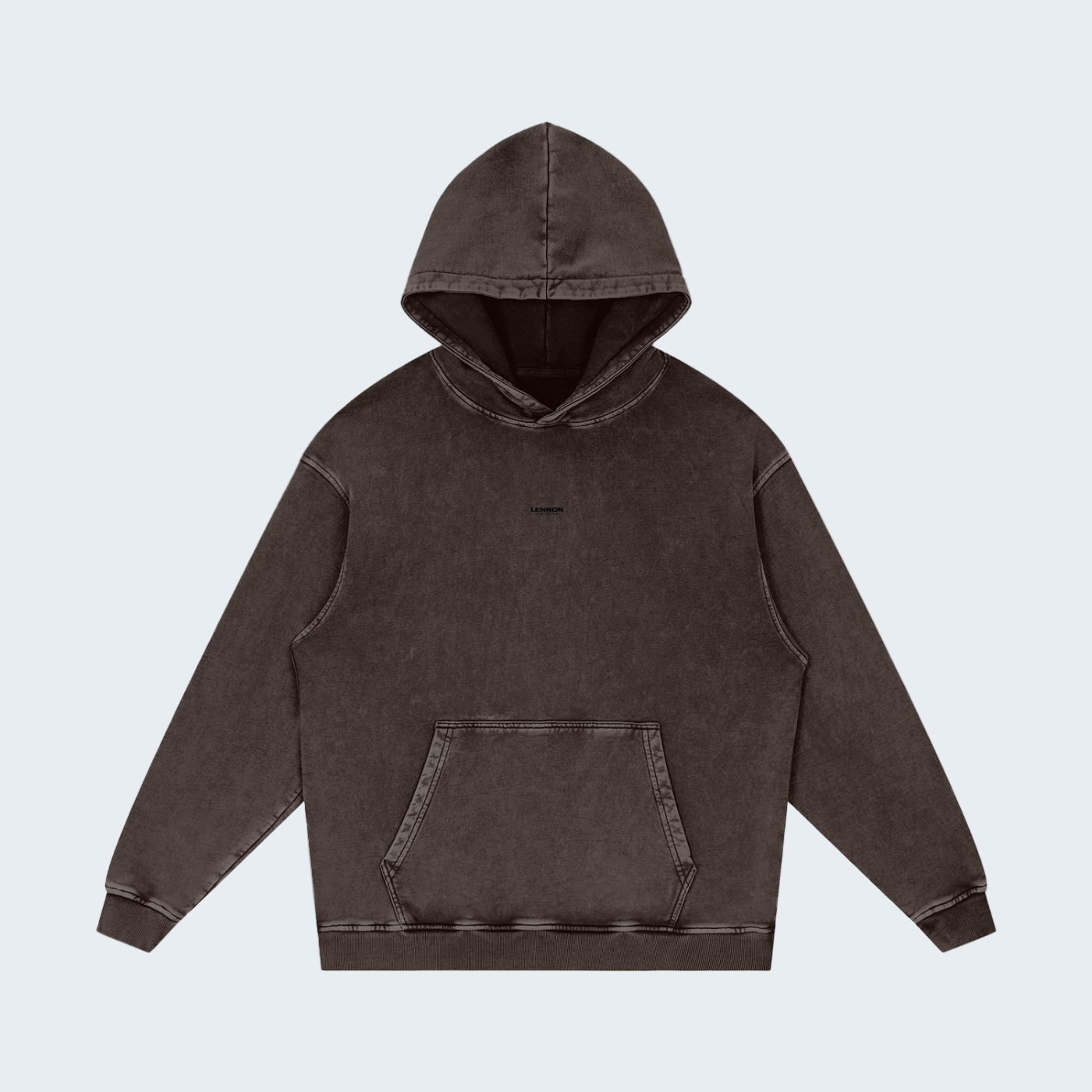 WASHED COTTON HOODIE