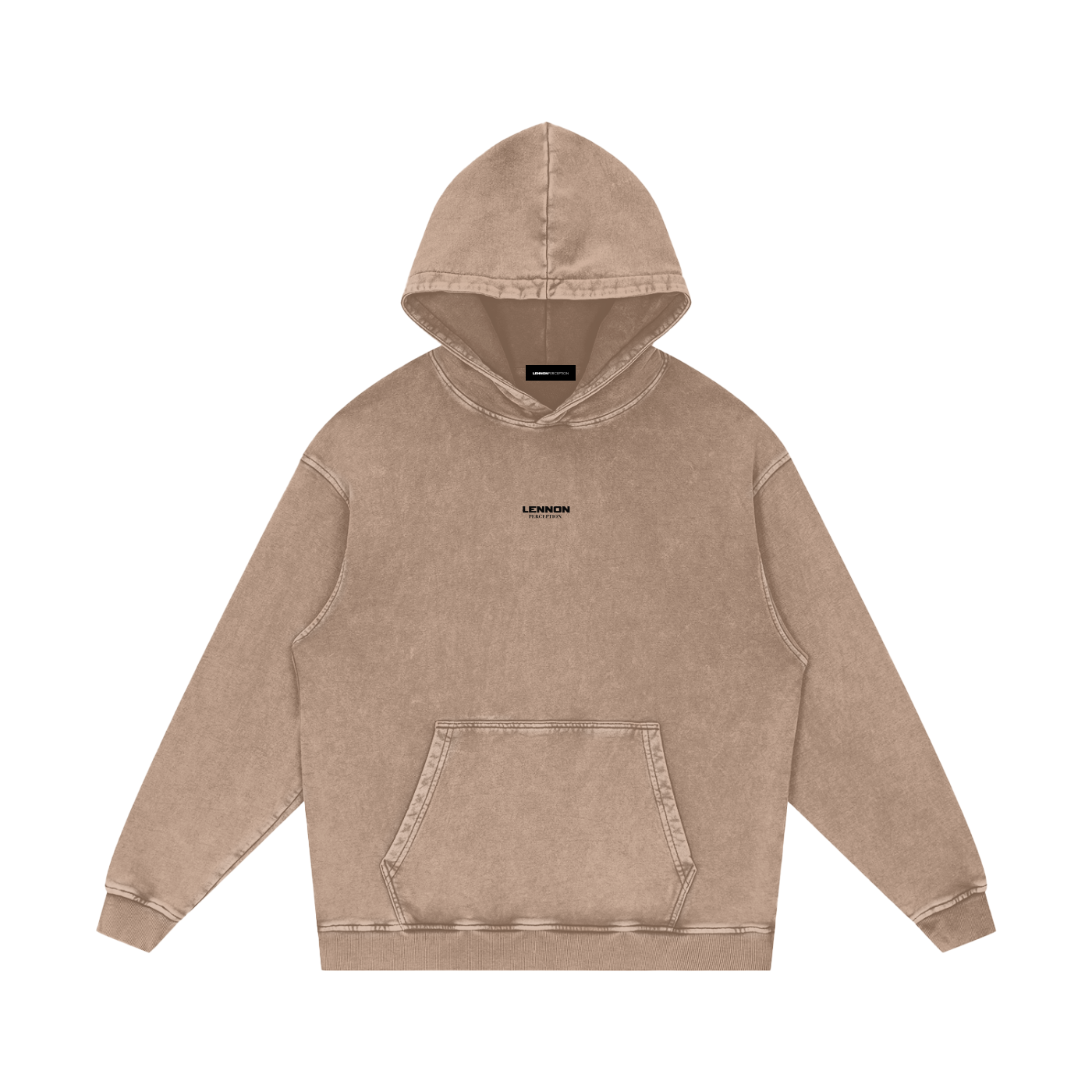 CASUAL SNOW WASH COTTON HOODIE