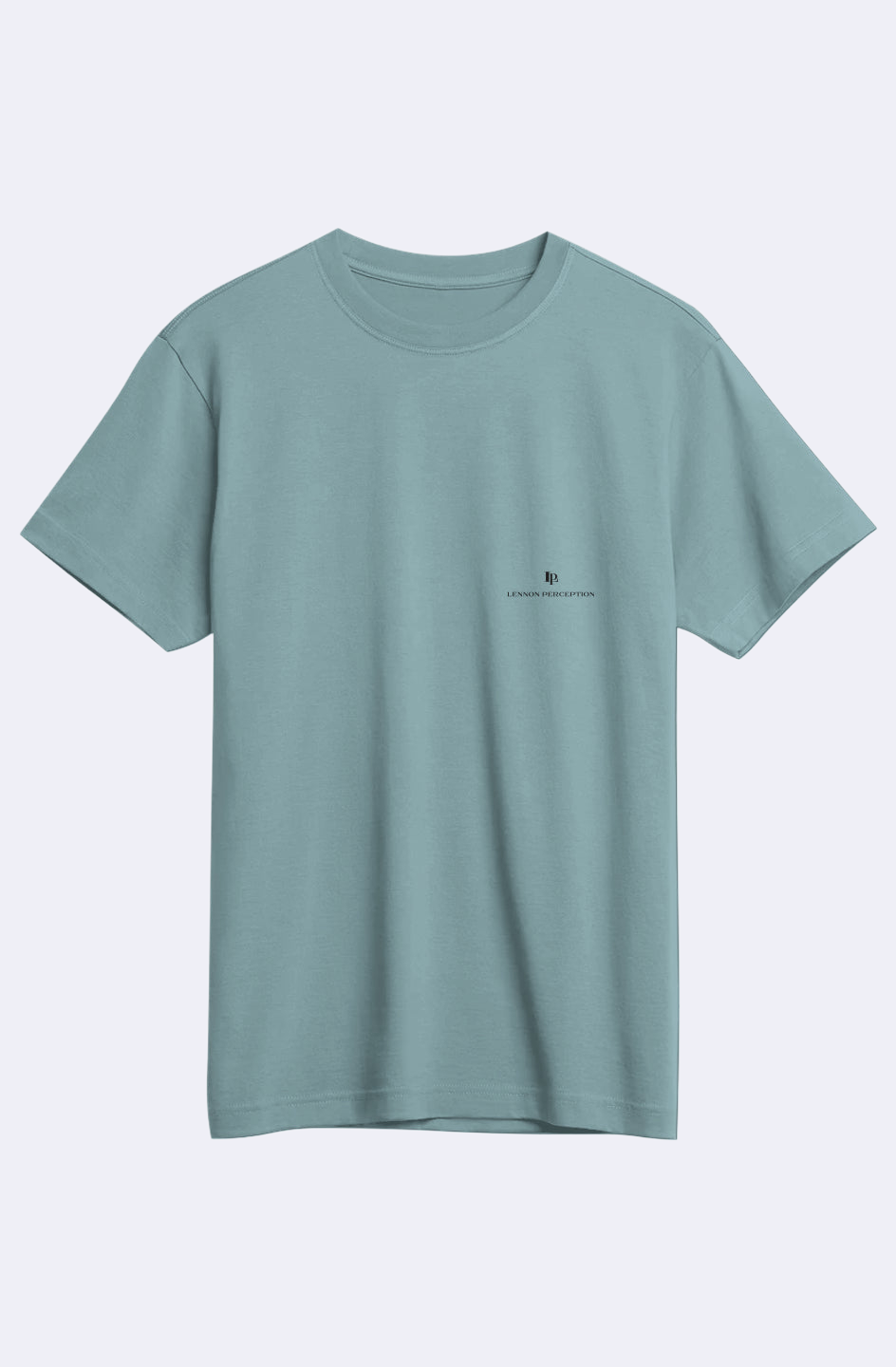 PERCEPTION ROSES  BALTIC GREEN SUPIMA T-SHIRT