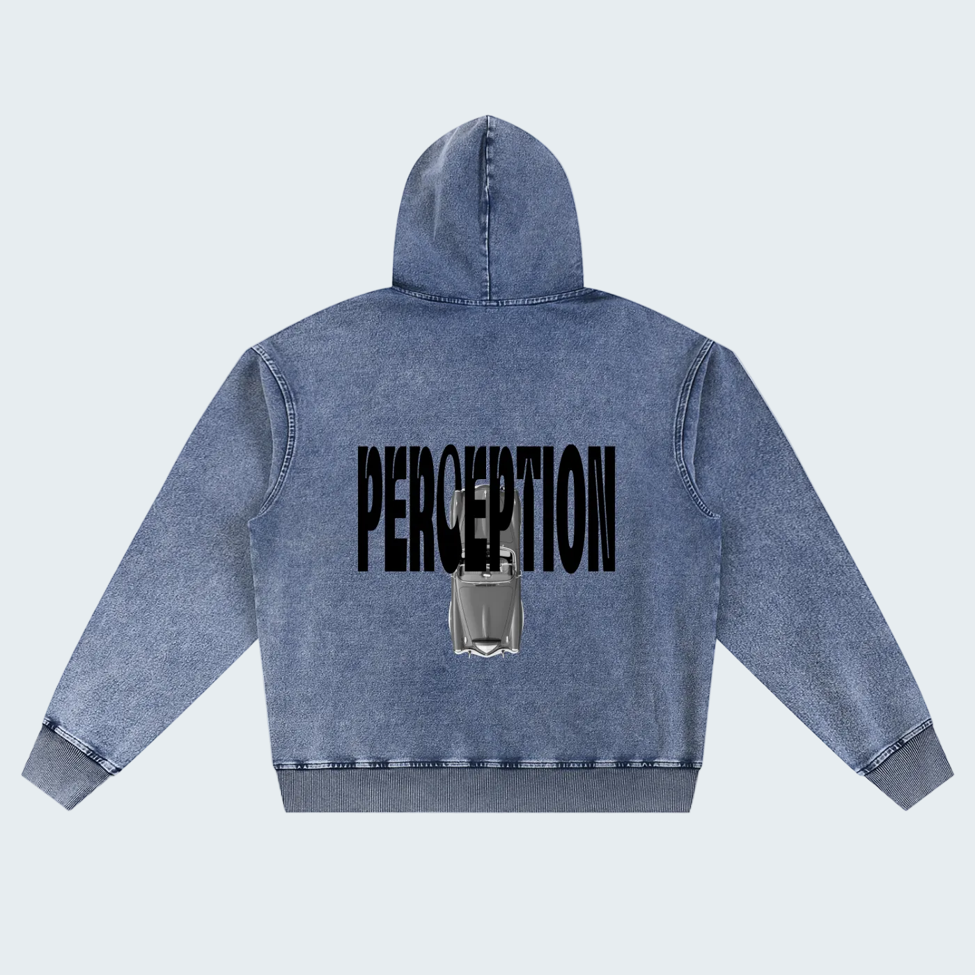 OVERSIZED SNOW-WASHED HOODIE