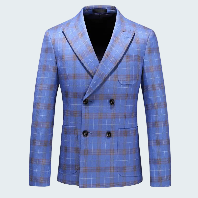 MEN'S SLIM-FIT TROUSER SUIT WITH VEST