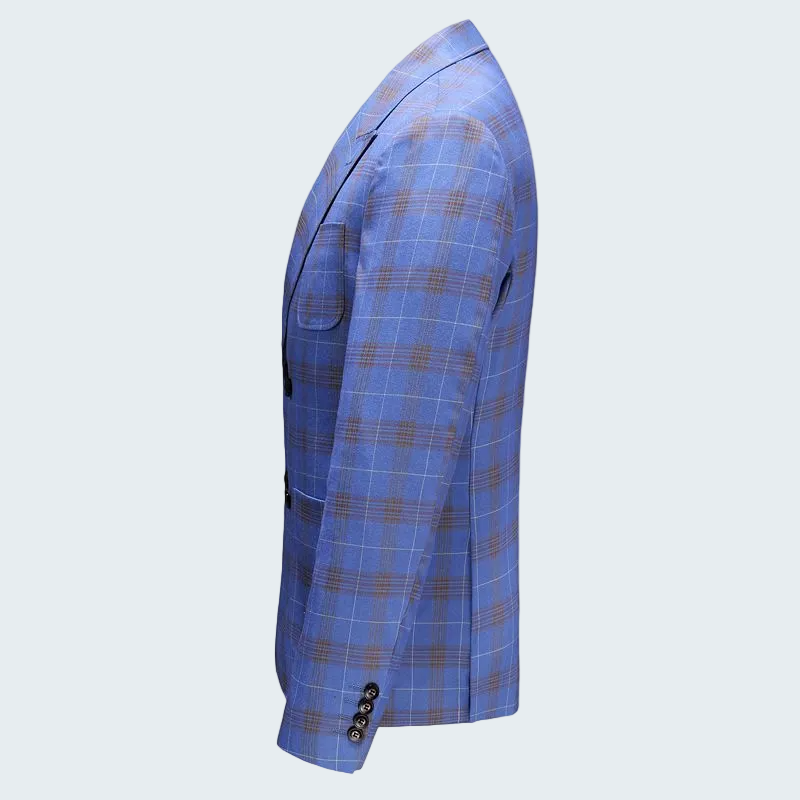 MEN'S SLIM-FIT TROUSER SUIT WITH VEST