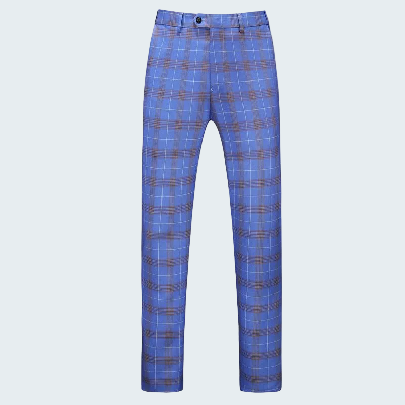 MEN'S SLIM-FIT TROUSER SUIT WITH VEST