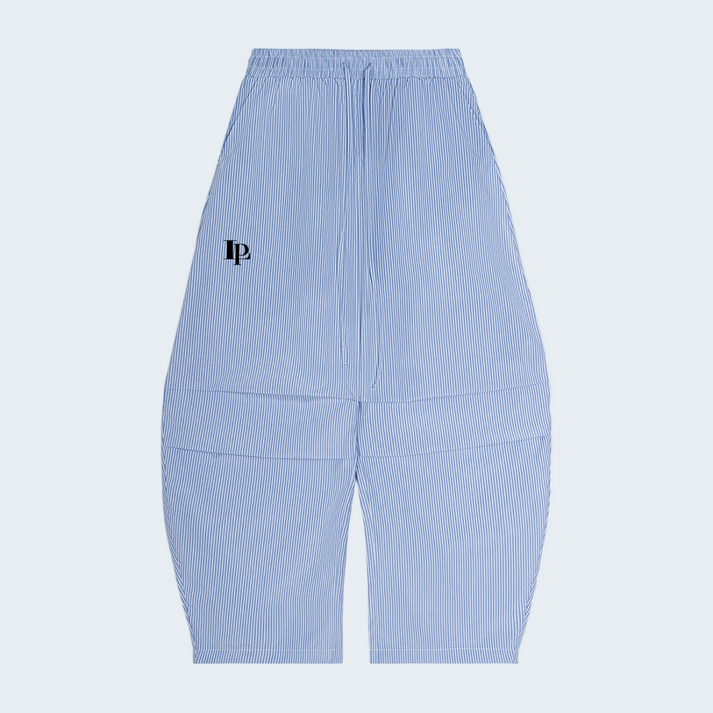 CASUAL STRIPED BARREL SWEATPANTS