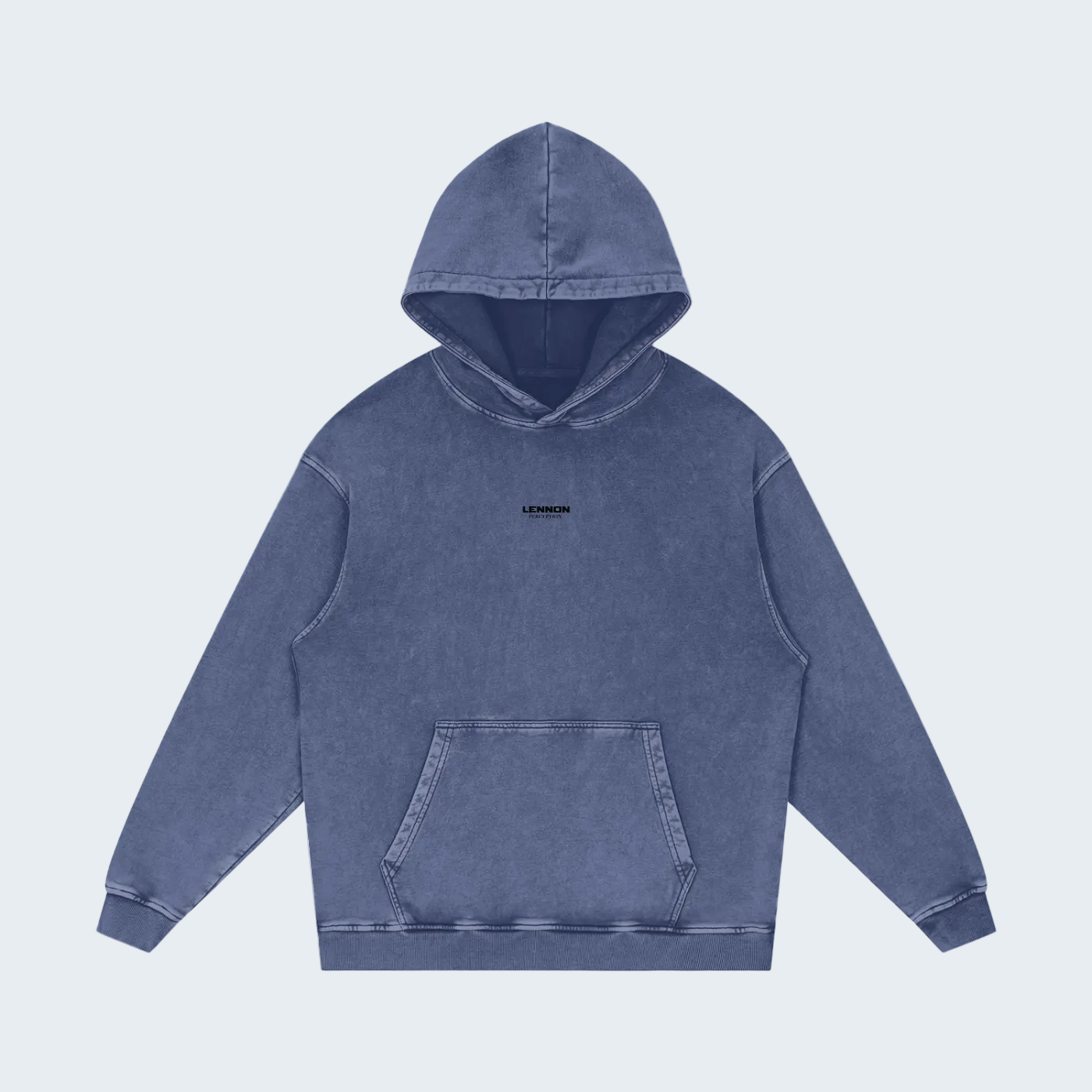 CASUAL SNOW WASH COTTON HOODIE