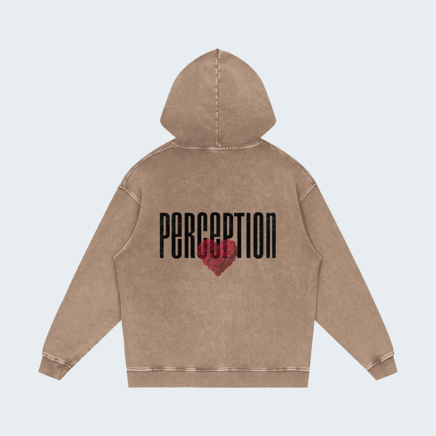 PERCEPTION ROSES RELAXED COTTON HOODIE
