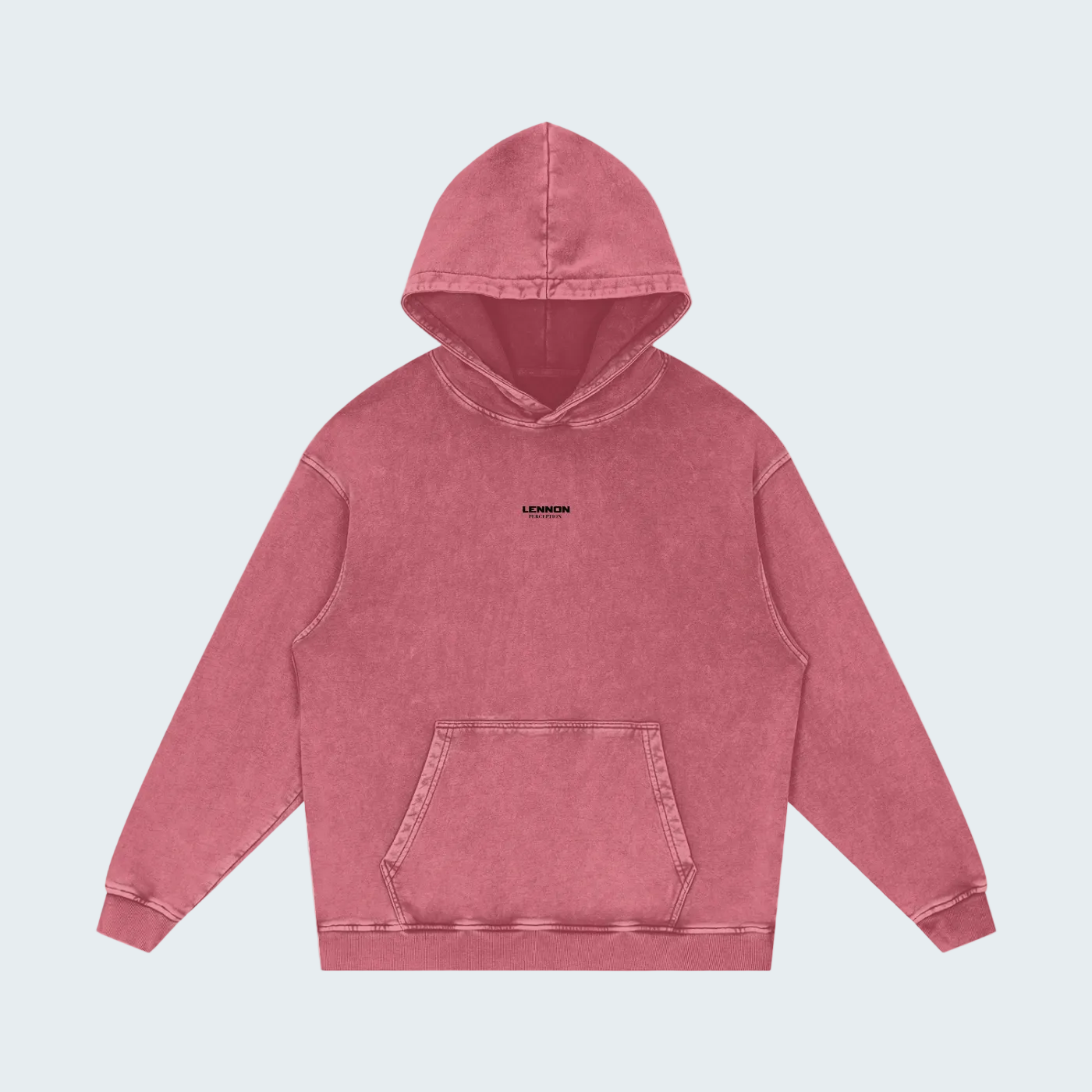 CASUAL SNOW WASH COTTON HOODIE