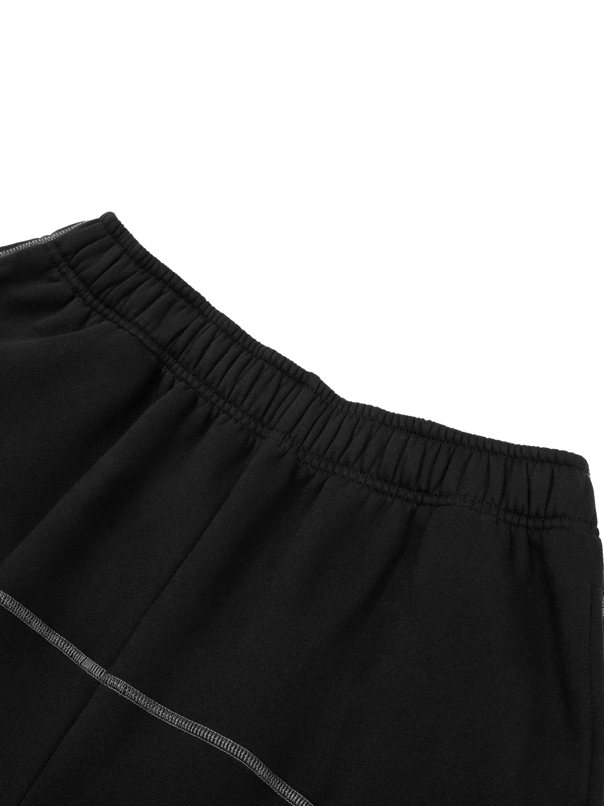 FLEECE SWEATPANTS WITH CONTRAST STITCHING