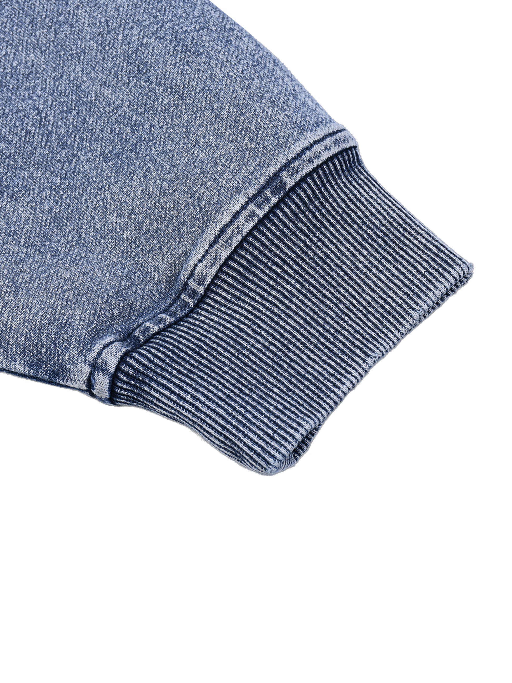 OVERSIZED WASHED ZIP-UP HOODIE