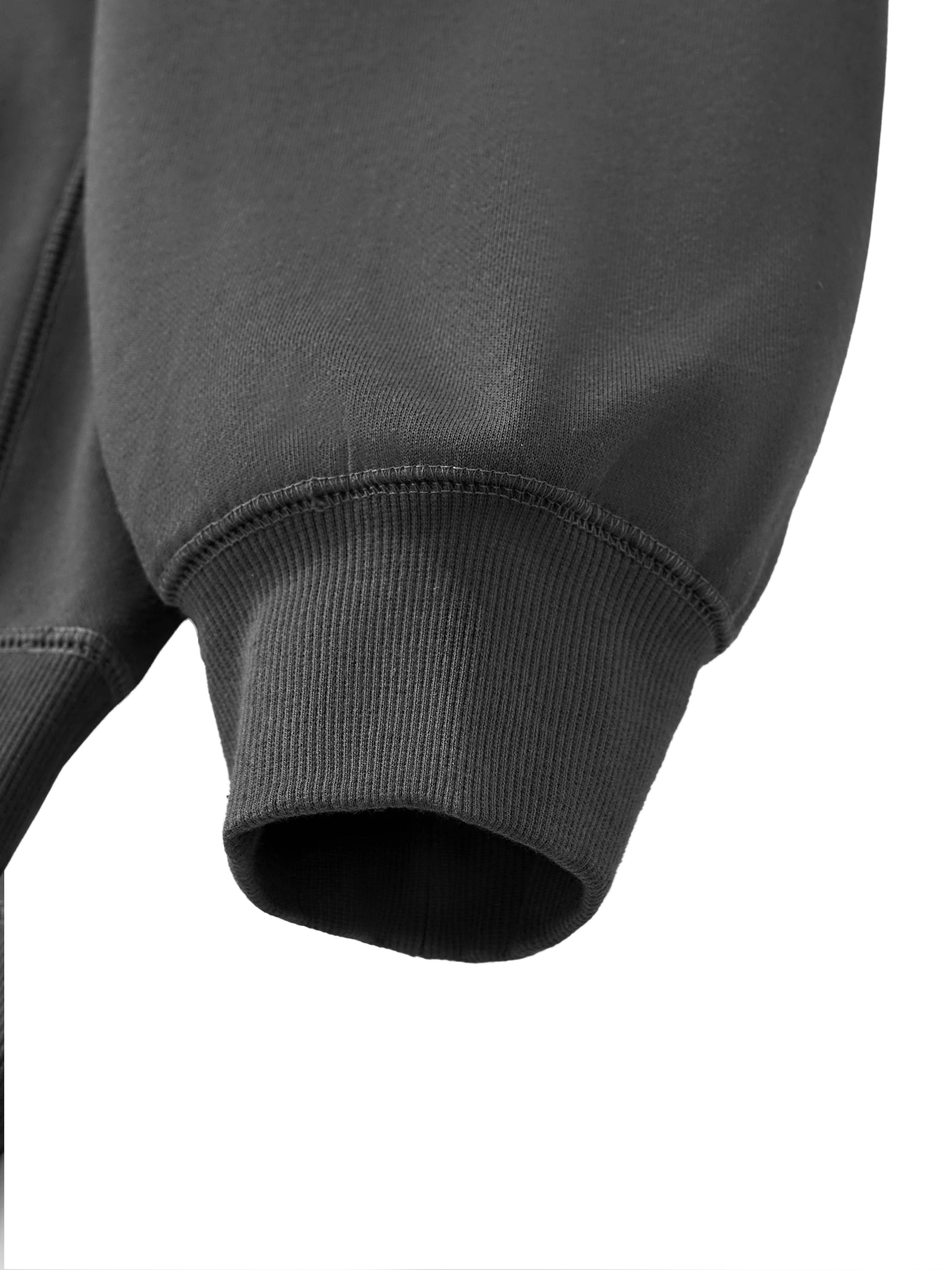 STRUCTURED BOXY SWEATSHIRT WITH DOLMAN SLEEVES