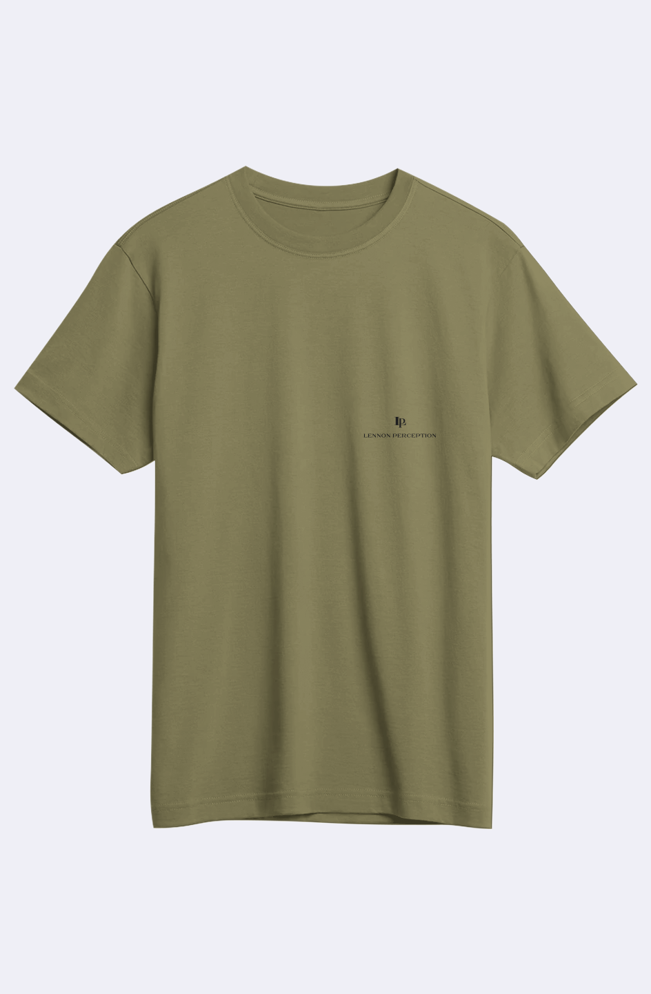 PERCEPTION ROSES GREEN OLIVE SUPIMA T-SHIRT