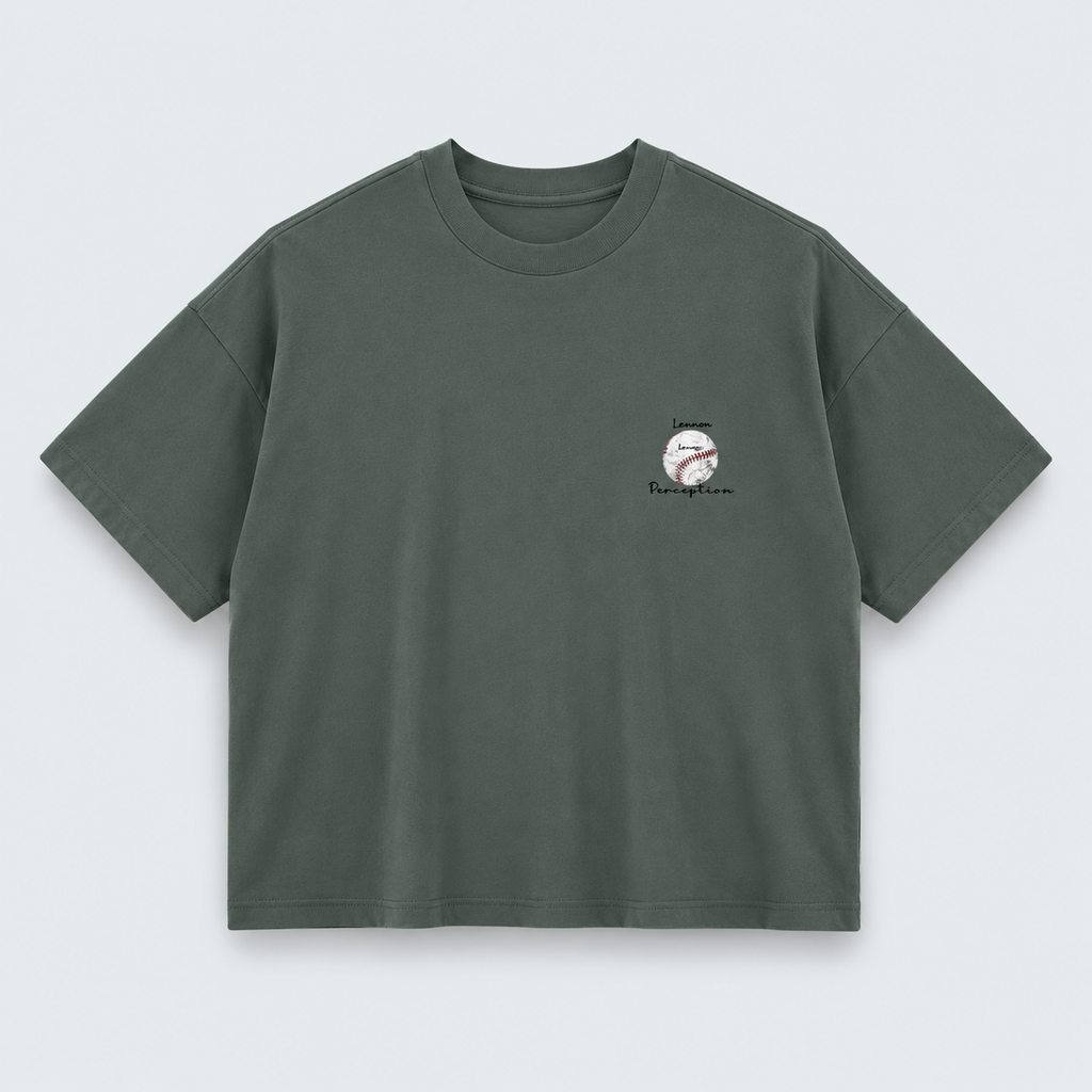 BASEBALL- BOXY DROP SHOULDER TEE