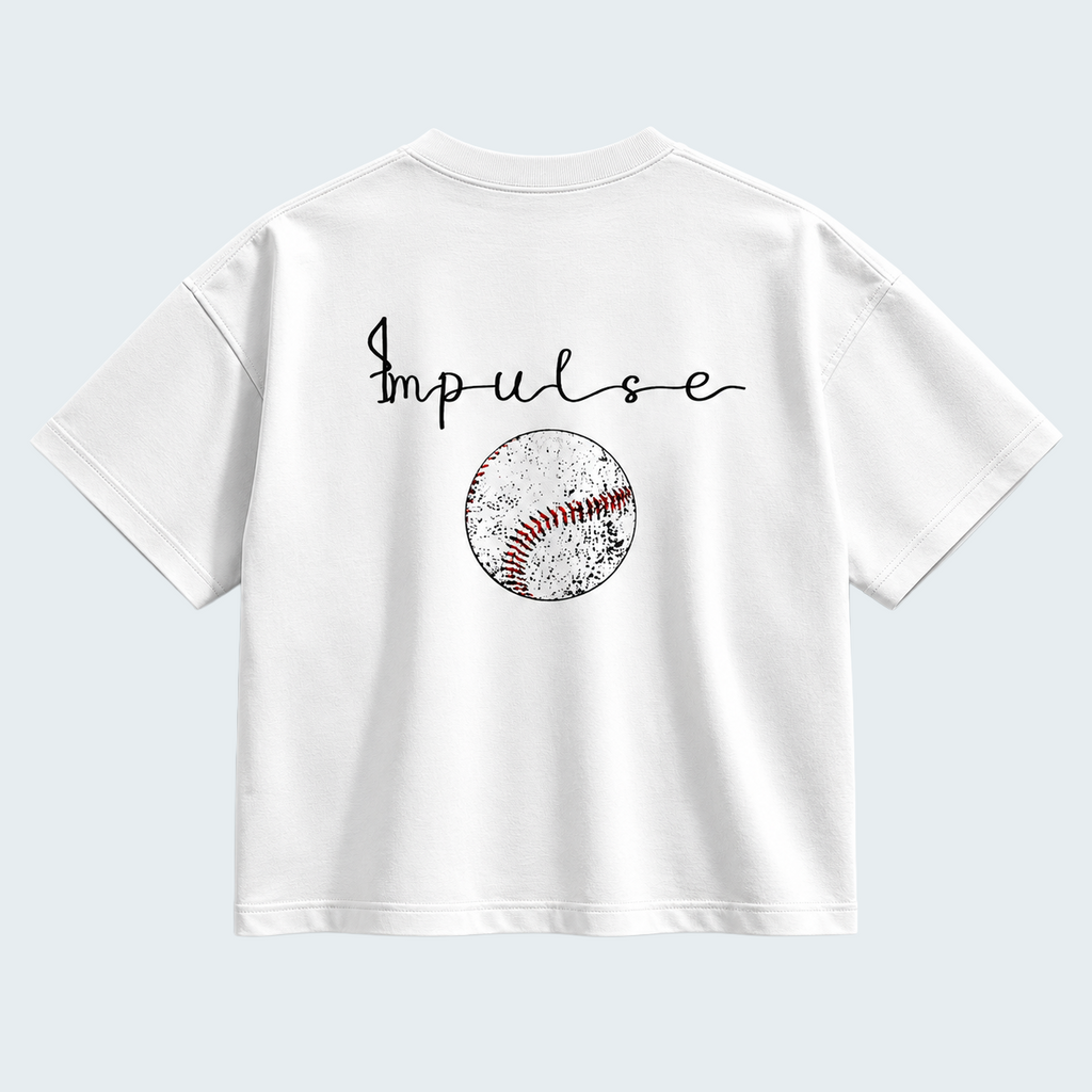 BASEBALL- BOXY DROP SHOULDER TEE