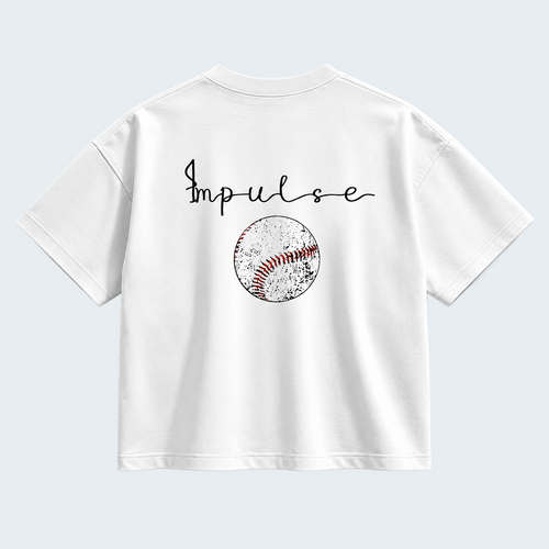 BASEBALL- BOXY DROP SHOULDER TEE