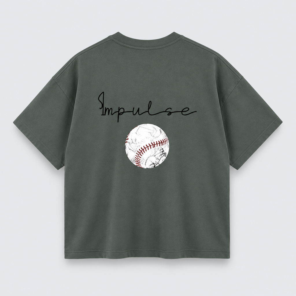 BASEBALL- BOXY DROP SHOULDER TEE