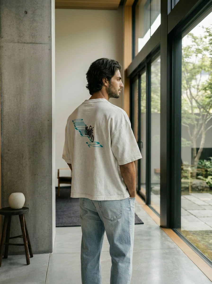 BIKE - BOXY DROP SHOULDER TEE