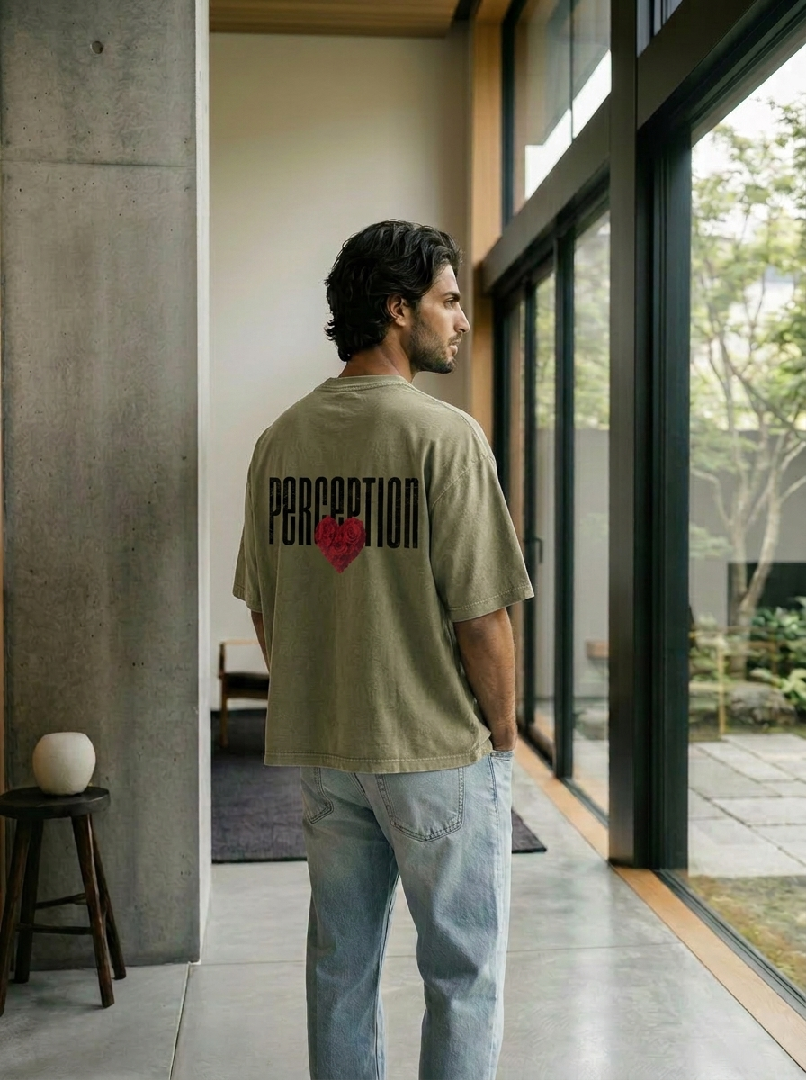 PERCEPTION ROSES - WASHED BOXY TEE