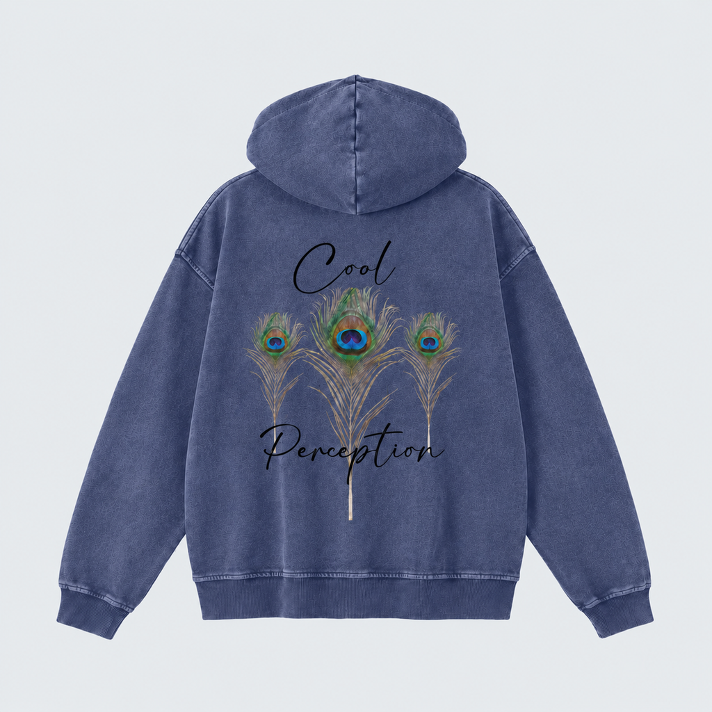 CASUAL SNOW WASH COTTON HOODIE