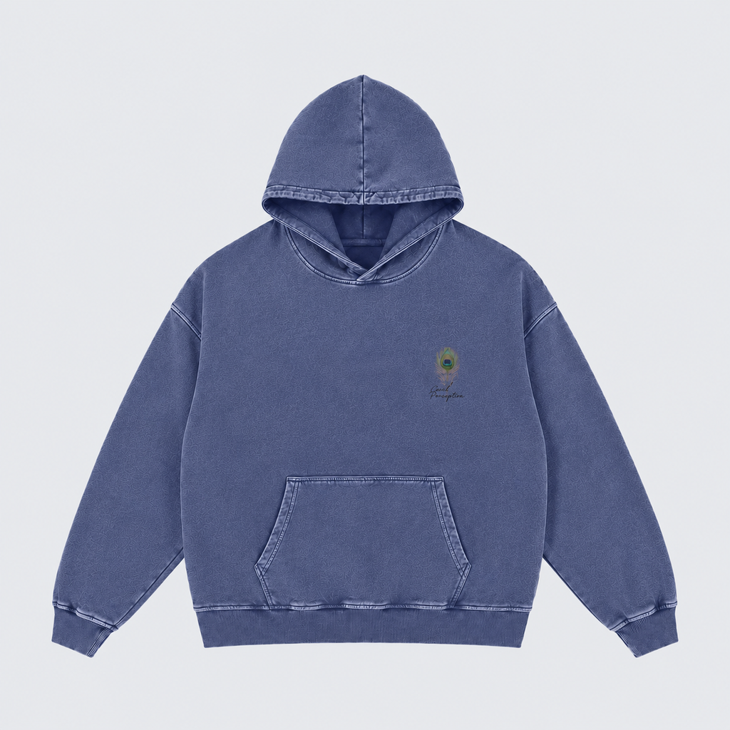 CASUAL SNOW WASH COTTON HOODIE
