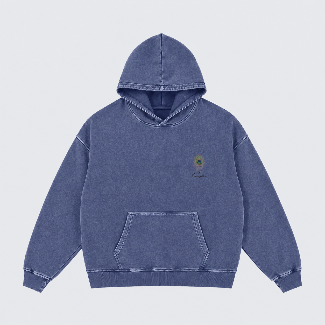 CASUAL SNOW WASH COTTON HOODIE