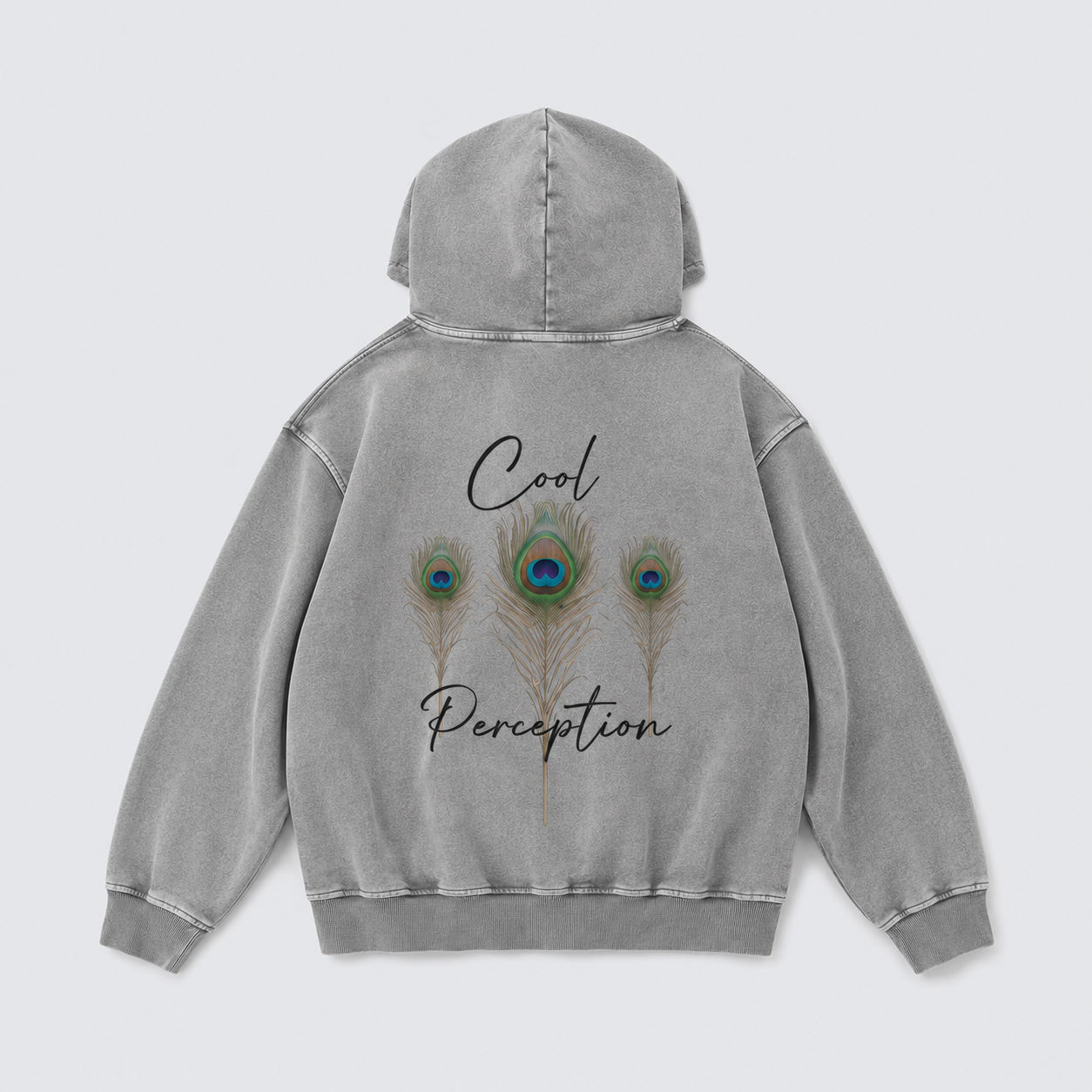 CASUAL SNOW WASH COTTON HOODIE