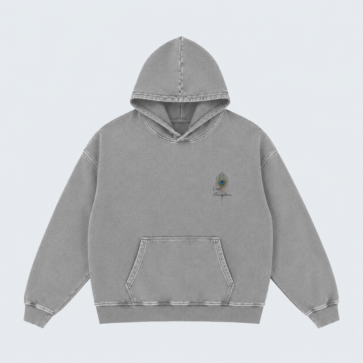 CASUAL SNOW WASH COTTON HOODIE