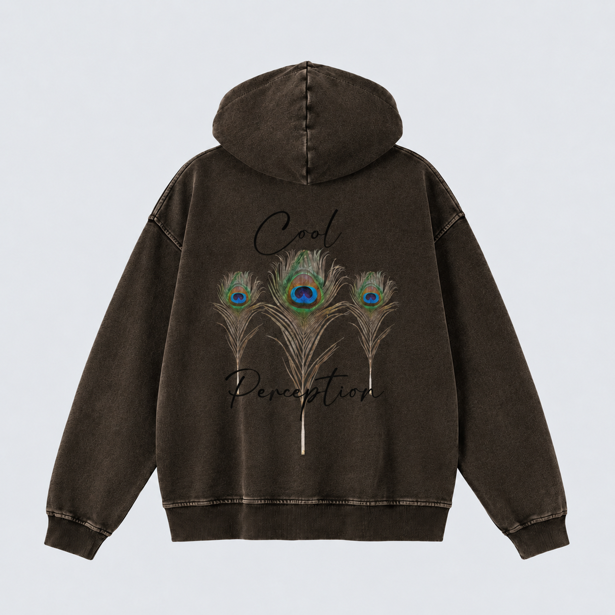 CASUAL SNOW WASH COTTON HOODIE