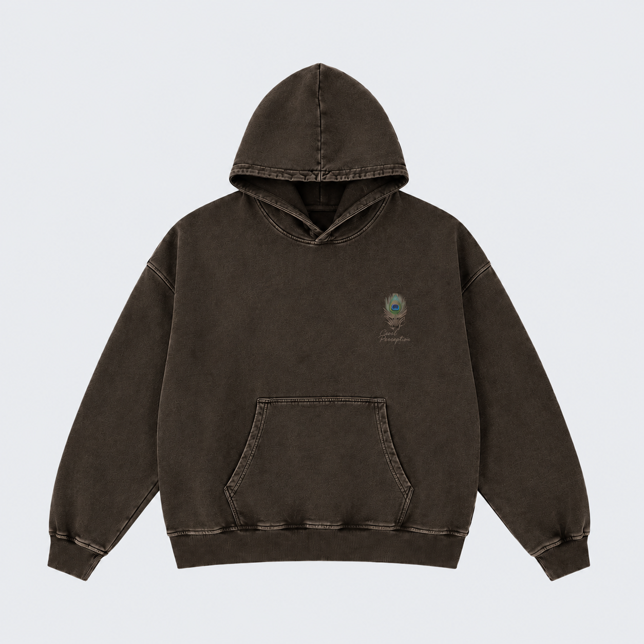 CASUAL SNOW WASH COTTON HOODIE