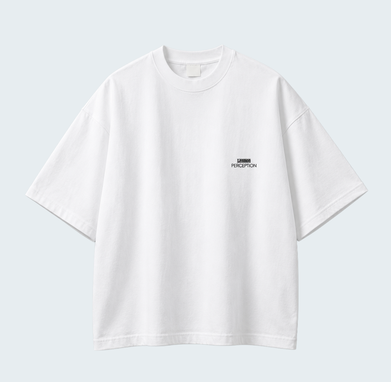 RACE - WASHED BOXY TEE /  BLACK TEXT
