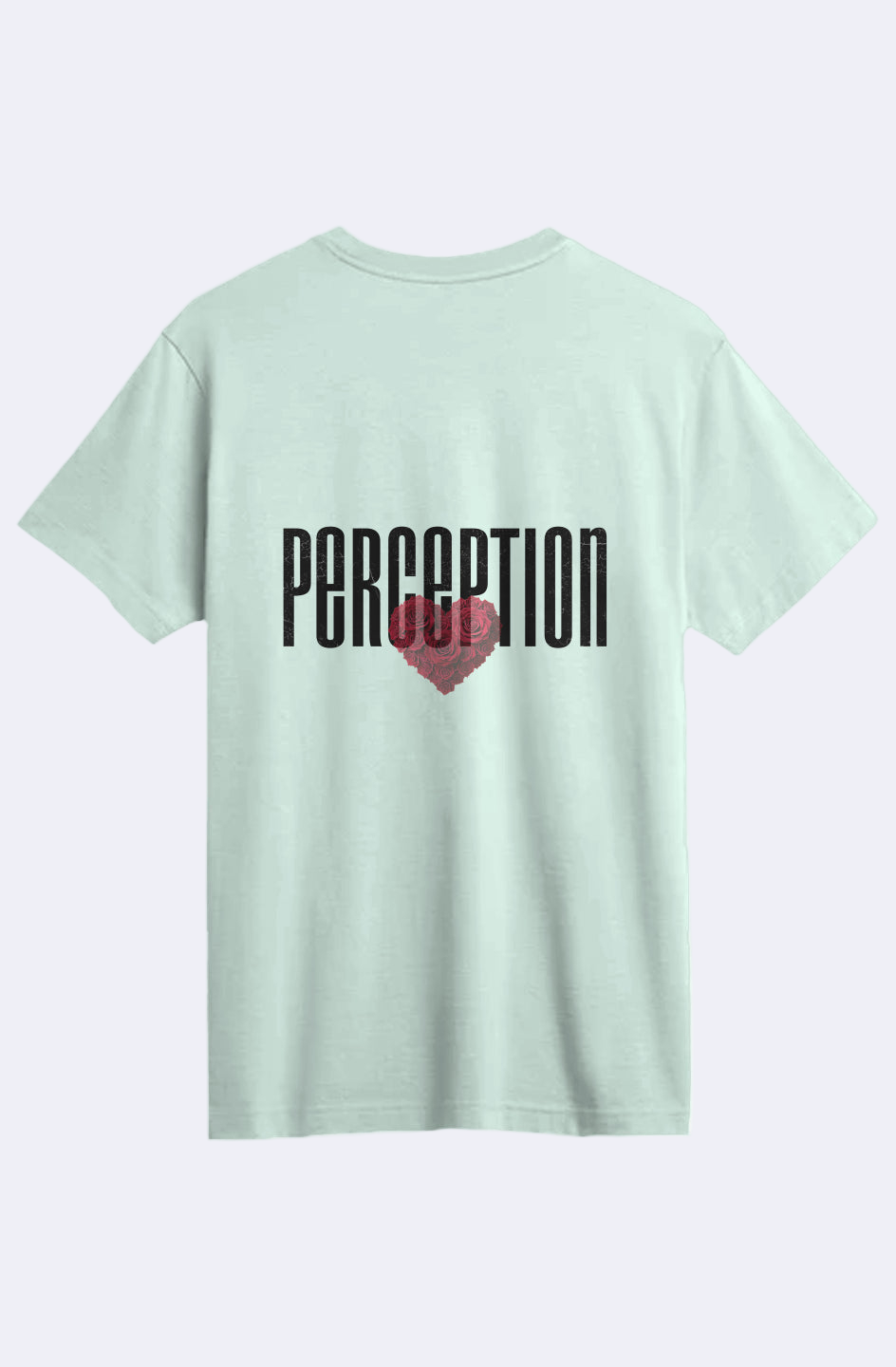 PERCEPTION ROSES GREEN SEA SUPIMA T-SHIRT