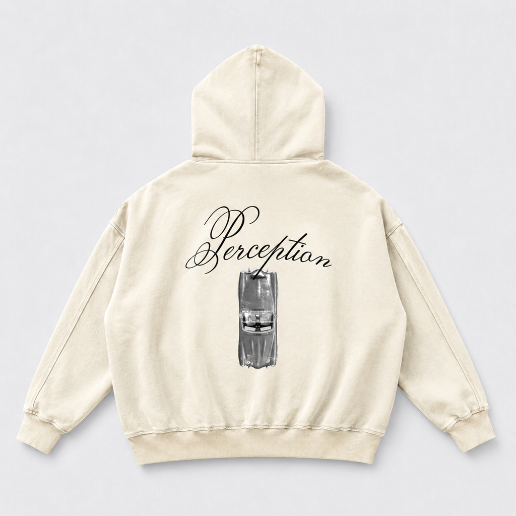 CONTRAST TRIMMED CDOUBLE LAYER HOODIE