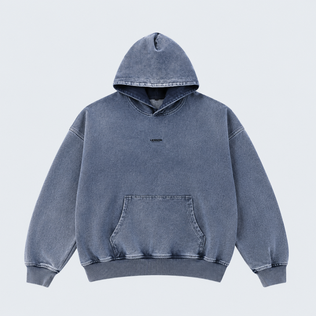 OVERSIZED SNOW-WASHED HOODIE