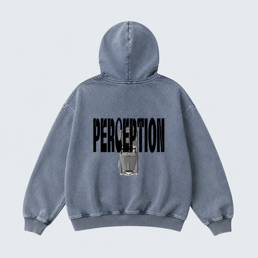 OVERSIZED SNOW-WASHED HOODIE