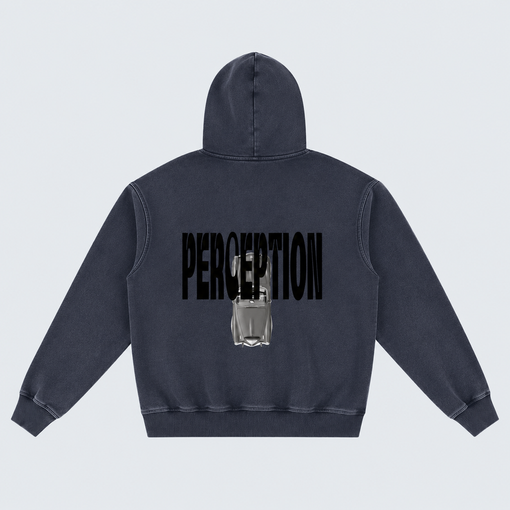 OVERSIZED SNOW-WASHED HOODIE