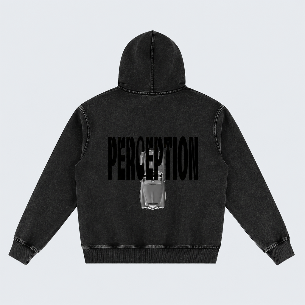 OVERSIZED SNOW-WASHED HOODIE