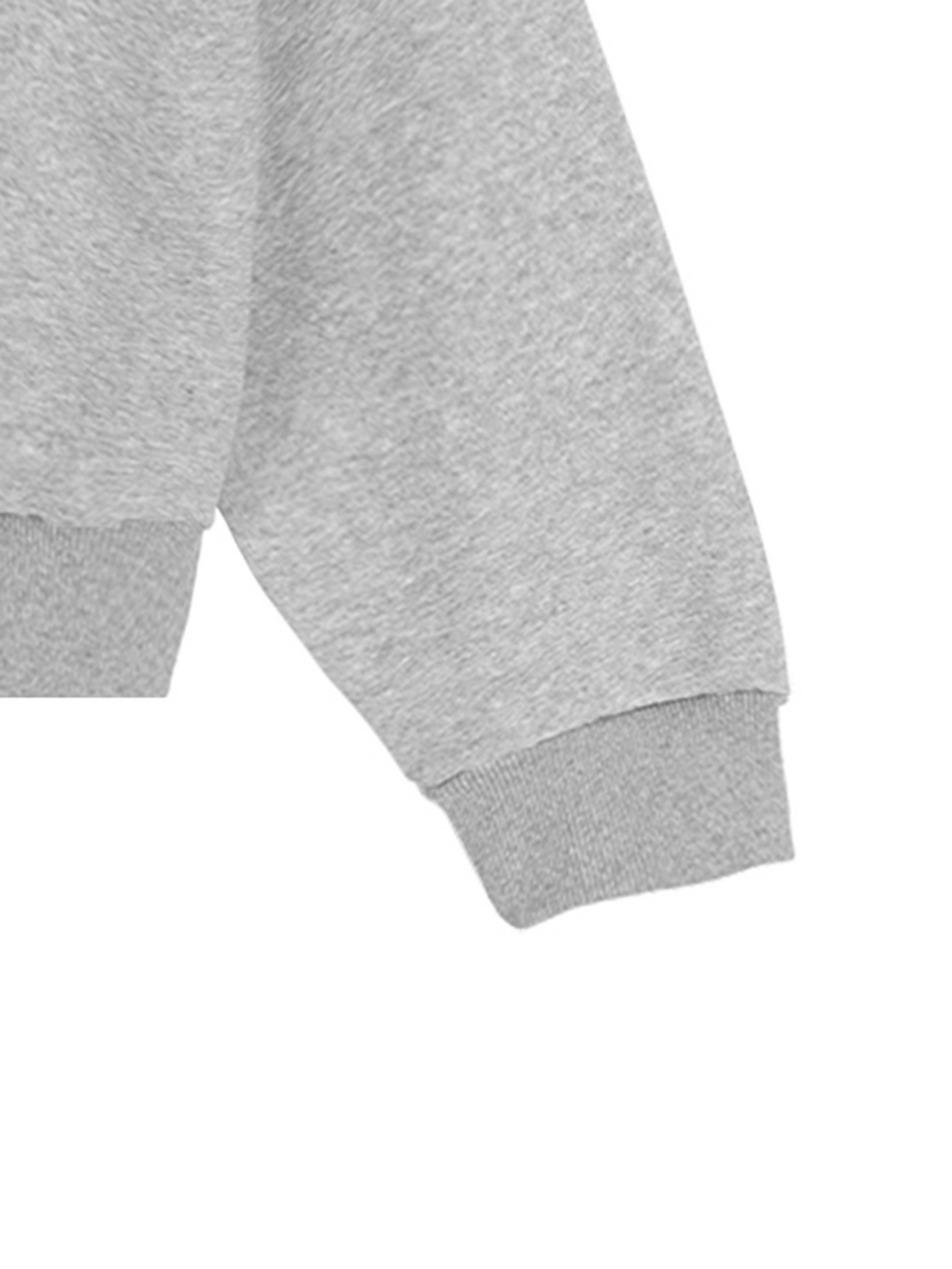 GRAY ZIP-UP HOODIE WITH CHECKERED LINED HOOD